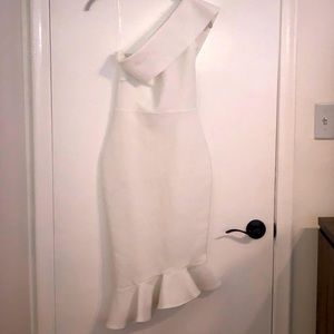 Bodycon Midi Dress white size small from TGCboutique.com